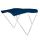 Aluminium 3 Arch Bimini H.110cm W.170cm L.180cm Navy Blue #MT3265067