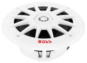 Boss Marine MRGB65 Speaker Pair  White with LED lights #MT5640126