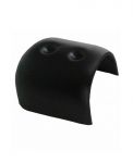 Tessilmare BLACK Plastic End Cap for Radial Fender Profile H.30mm #MT3833303
