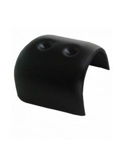 Tessilmare BLACK Plastic End Cap for Radial Fender Profile H.40mm #MT3833035