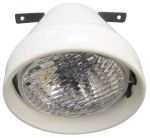 Faro crocetta in ABS bianco 12V 35W #MT2121219