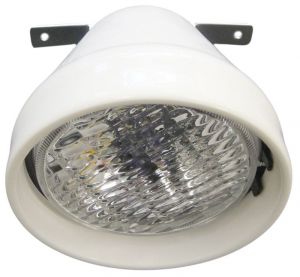 Faro crocetta in ABS bianco 12V 35W #MT2121219