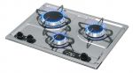 Polished Stainless Steel Burny 3 Flush-in Gas Stove 3 Burners 470x360mm #MT1504553