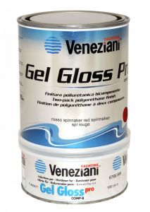 Veneziani Smalto Gel Gloss Pro 750ml Rosso Spinnaker #473COL163