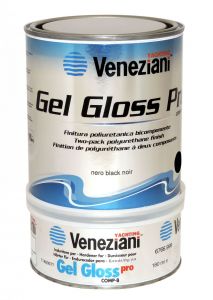 Veneziani Smalto Gel Gloss Pro 750ml Nero #473COL169