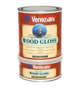 Veneziani Wood Gloss Clear varnish 0,75 Lt  #473COL215