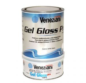Veneziani Smalto Gel Gloss Pro A+B 0,75Lt Blu Oltremare 645 #473COL307