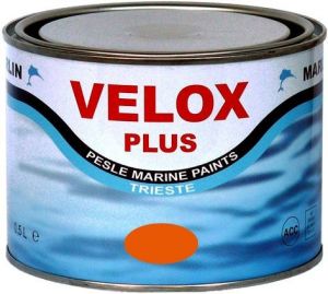 Marlin Velox Plus Antivegetativa per Piedi e Gruppi Poppieri Arancio Fluo 0,5lt #461COL518
