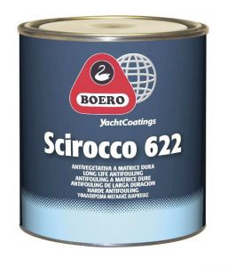Boero Scirocco 622 Long Life Hard Antifouling 0,75 Lt 001 White #45100040 