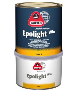 Boero Epolight Win Two-Component High-Build Epoxy Filler 15 Lt A+B 001 Light Green #45100511 