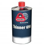 Boero Thinner 698 0.5Lt Medium Thinner for two-component Polyurethanes #45100704