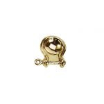 Polished Brass shackle-shaped ashtray 60x90mm #MT5807018