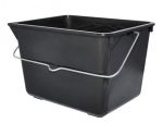 Plastic paint bucket Black Capacity 8lt #N714478COL987