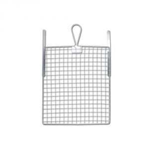 Polished galvanised metal paint grid with handle 22x30cm N714478COL994