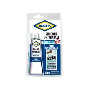 Bostik Silicone trasparente 60ml Sigillante universale 486COL748