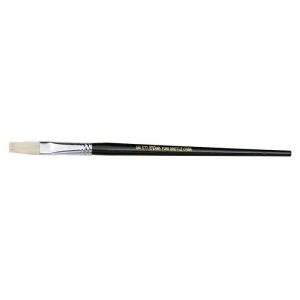 Belle Arti S.577 Number 4 flat brush in pure bristle and wooden handle N714470COL916