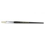 Belle Arti S.577 Number 6 flat brush in pure bristle and wooden handle 470COL917