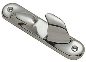 Paired Chrome plated Brass skene chocks 110 x 27mm #MT1130011