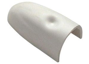 White End Cap for ECO1 PVC Fender Profile H.25mm #MT3833128