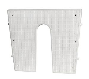 Angled Plastic transom pad 420xH340mm #N81112802045B