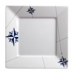 Marine Business Square Flat Plate 6pcs 25x25cm #MT5801205