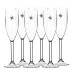 Marine Business Set 6pz Calice da Champagne 52x140mm MT5801239