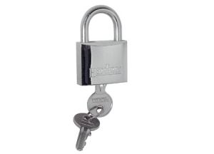 Stainless Steel standard shackle padlock 40x33x22.6x6.4x23.8mm #MT0344440