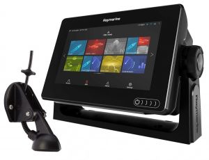 Raymarine Axiom 7DV 7" Multifunction Display with Fishfinder DownVision & Transducer #RYE7036401