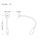 Quick MAYA 30 1.5W 10-30V IP40 Chrome Aluminum Reading Light with Switch #Q25400012