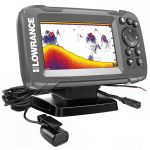 Lowrance Hook2-4x Fishfinder GPS avec Bullet Skimmer Transducteur CE ROW 000-14015-001 #62120301