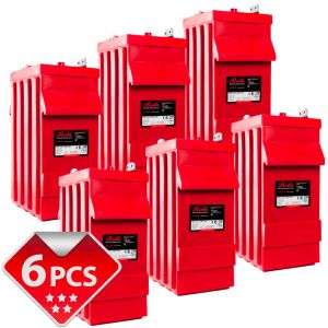 Rolls 4KS27P SERIE 5000 Banco Batterie 24 Volt 49,48 kWh C100 #200ROLLS4KS27P-24V