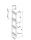 Scaletta pieghevole 6 Gradini 1550x290mm #FNIP55698