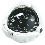 White Offshore 135 Compass Black conical card Front reading #FNIP23493