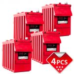 Rolls SERIES 5000 Battery Bank 24 VOLT 27,75 KWh C100 #200ROLLS6CS25P-24V