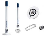 Scout KS-10 Antenna removibile VHF in Vetroresina h22cm Base Ø6cm #66501067