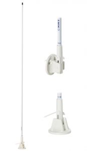 Scout KM-22 BS Antenna VHF in VTR 3dB h150cm Base Lift-N-Lay #66501068