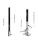 Scout KS-42 Black Edition Antenna VHF VTR 3dB 240cm Cavo RG-58 5m #66501072