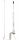 Scout KM-3 Antenna VHF in vetroresina 90cm 3dB 156-162 MHz con Staffa Inox #66502505