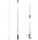 Scout KS-42 Antenna VHF 6dB vetroresina 240cm IP69 con Cavo RG-58 5m 66502509