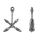 SS grapnel anchor 1.5 kg  #OS0113815