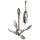 Hot galvanized steel Grapnel Anchor 0,7 kg #N10701709999