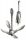 Hot Galvanised Steel Grapnel Anchor 6 kg #N10701710004