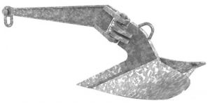 LEWMAR CQR galvanized steel anchor 7 kg  #OS0114707