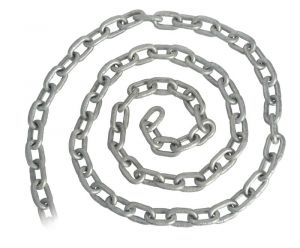 Galvanised Genoese chain 7 mm x 100 m  #OS0137207-100