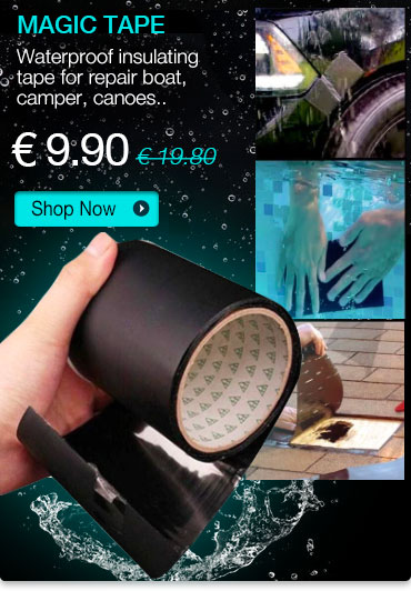 Magic Tape Black Super Resistant Waterproof Tape