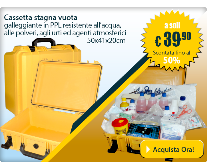 Cassetta Stagna Vuota Gialla