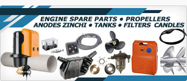 Engine Spare Parts Propellers Anodes Fuel Tanks