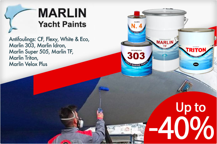 Marlin - Pesle Antifouling Primers Enamels Paints Thinners