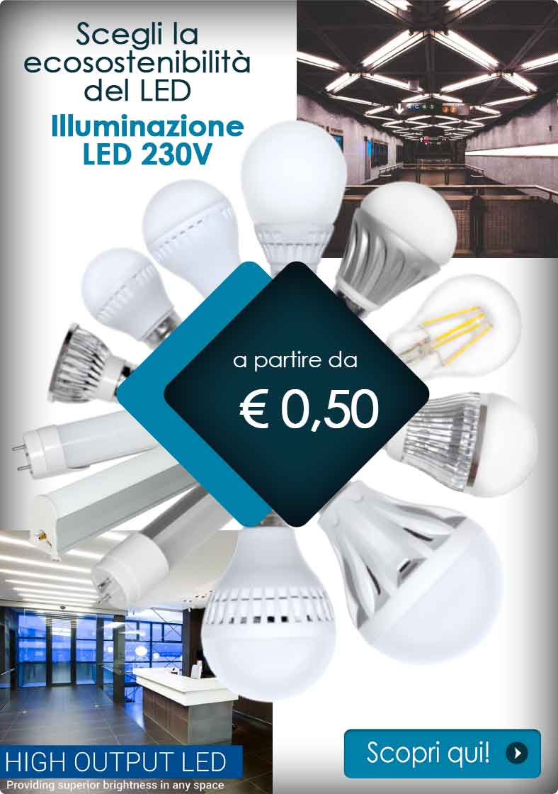 Illuminazione LED 230V