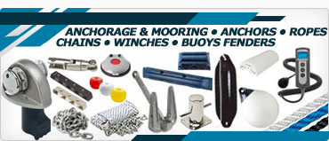 Anchorage and Mooring Anchors Chains Cleats Ropes Buoys